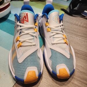 New In Box. Youth Nike Jordan One Take 4 Shoes. Size 7 Youth. Size 8.5 W.